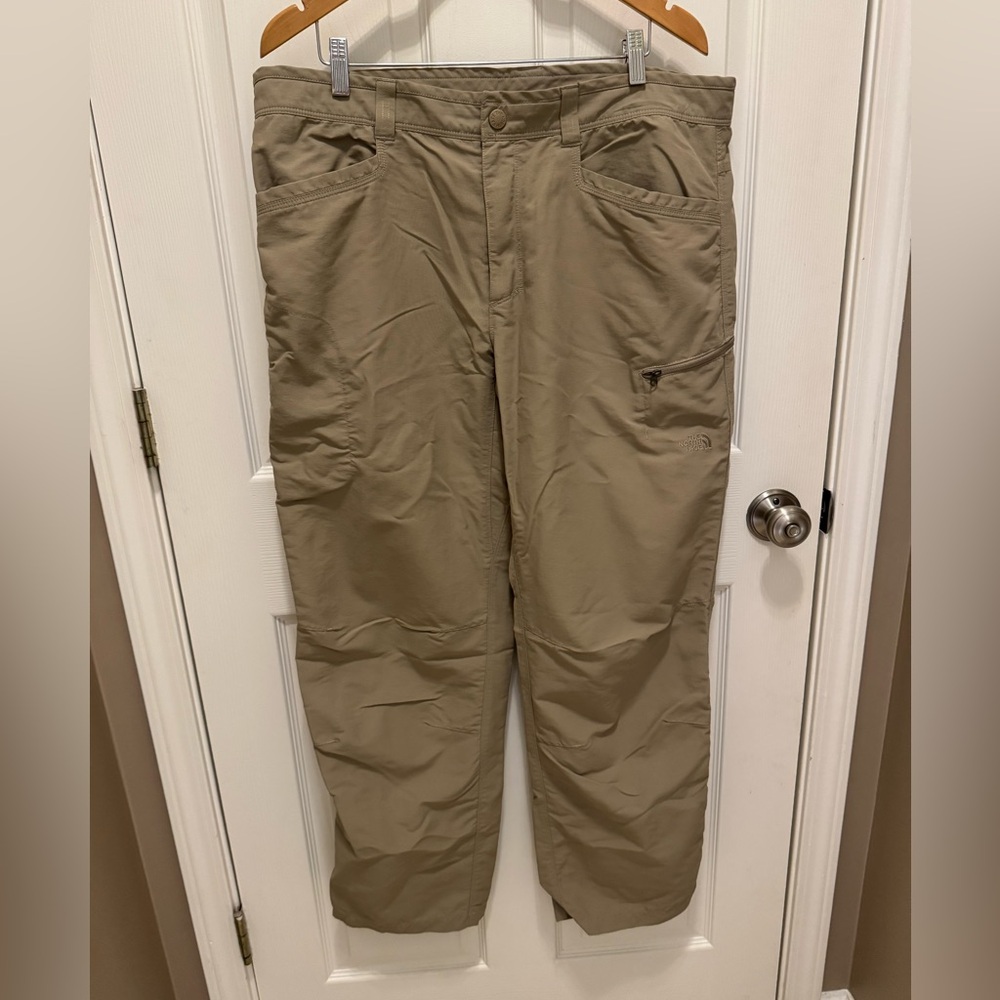 The North Face Tan Cargo Pants Durable Cotton